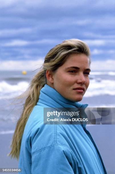 Portrait de Jenna de Rosnay, le 11 avril 1986.