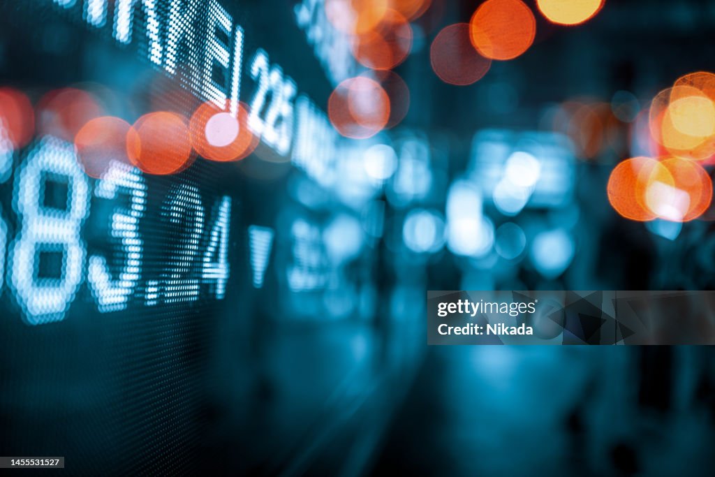 Display stock market exchange and charts information