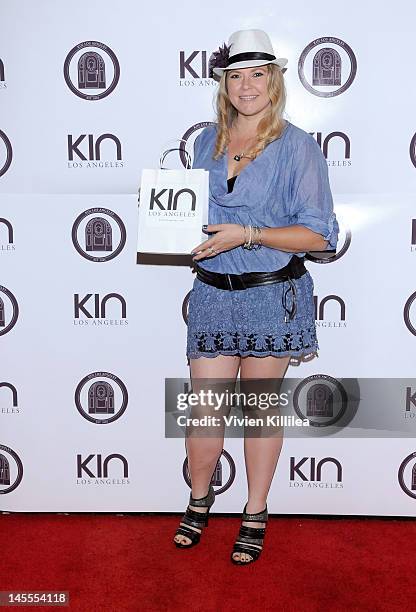 Actress Amber Frakes attends Kari Feinstein's MTV Movie Awards Style Lounge at the W Hollywood on June 1, 2012 in Hollywood, California.