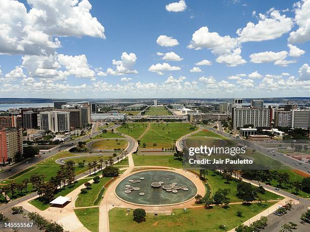 view from tv tower - brasilia fotografías e imágenes de stock