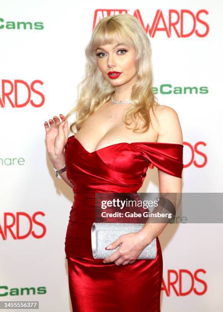 Jessica Starling attends the 2023 Adult Video News Awards at Resorts World Las Vegas on January 07, 2023 in Las Vegas, Nevada.