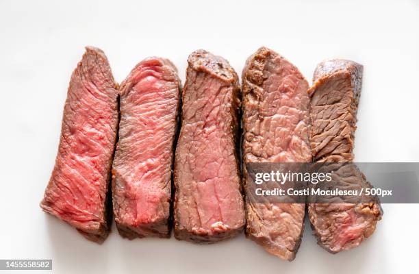 close-up of meat in plate against white background,romania - rare stock pictures, royalty-free photos & images