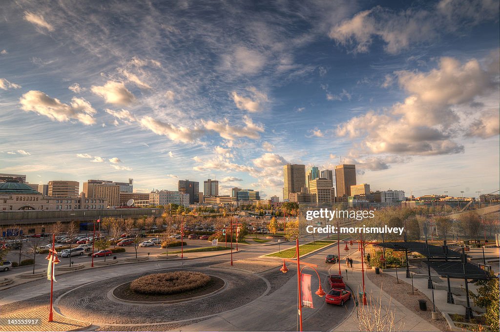 Downtown Winnipeg from The Forks