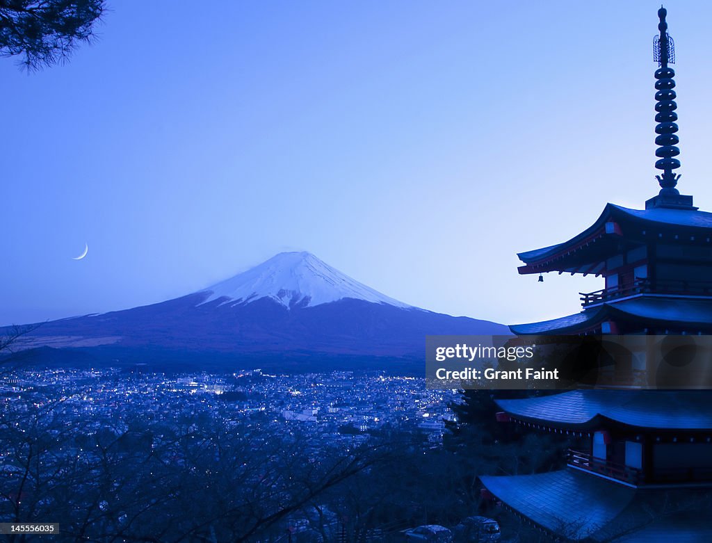 View of Mount Fuji