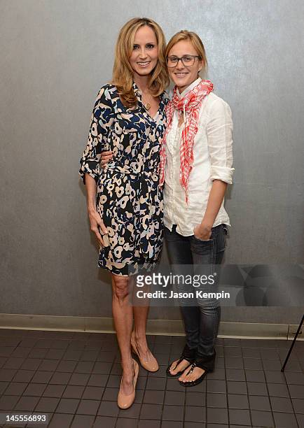 Chely Wright and Lauren Blitzer attend the "Chely Wright: Wish Me Away" New York Screening at Quad Cinema on June 1, 2012 in New York City.