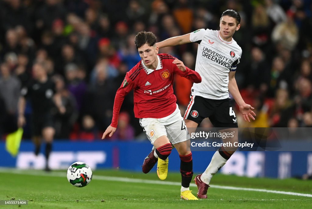 Manchester United v Charlton Athletic - Carabao Cup Quarter Final