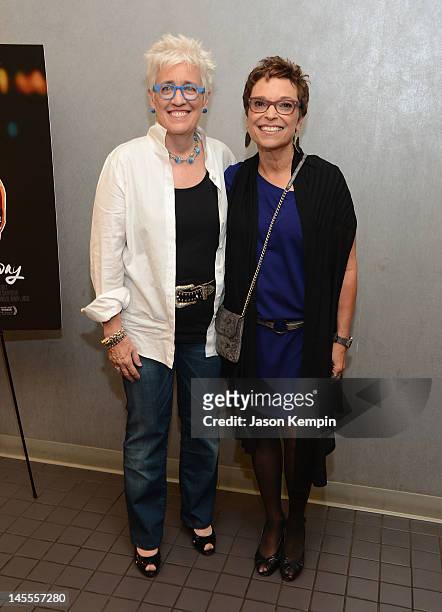 Bobbie Birleffi and Beverly Kopf attend the "Chely Wright: Wish Me Away" New York Screening at Quad Cinema on June 1, 2012 in New York City.