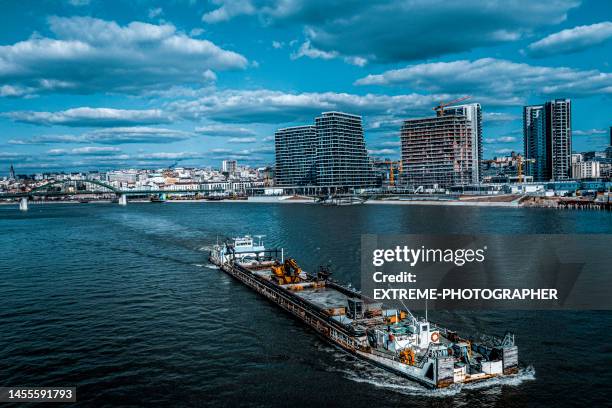 belgrade from a different perspective - belgrade aerial stock pictures, royalty-free photos & images