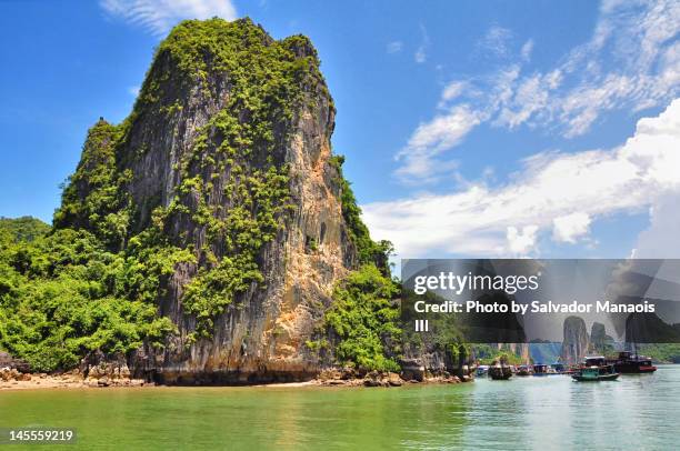 halong bay - baia di ha long foto e immagini stock