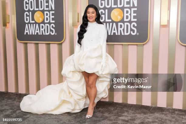 Chloe Flower attends the 80th Annual Golden Globe Awards at The Beverly Hilton on January 10, 2023 in Beverly Hills, California.