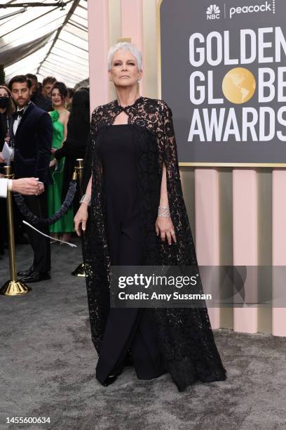 Jamie Lee Curtis attends the 80th Annual Golden Globe Awards at The Beverly Hilton on January 10, 2023 in Beverly Hills, California.