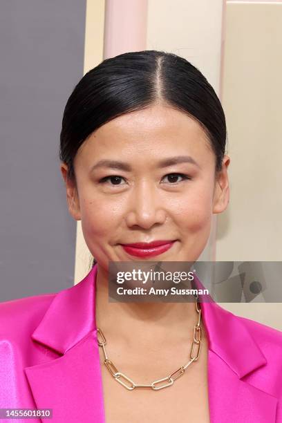 Domee Shi attends the 80th Annual Golden Globe Awards at The Beverly Hilton on January 10, 2023 in Beverly Hills, California.