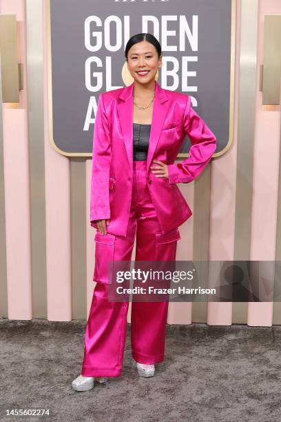 Domee Shi attends the 80th Annual Golden Globe Awards at The Beverly Hilton on January 10, 2023 in Beverly Hills, California.