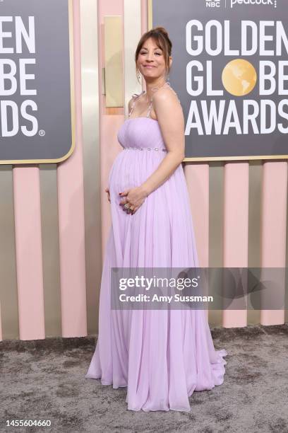 Kaley Cuoco attends the 80th Annual Golden Globe Awards at The Beverly Hilton on January 10, 2023 in Beverly Hills, California.