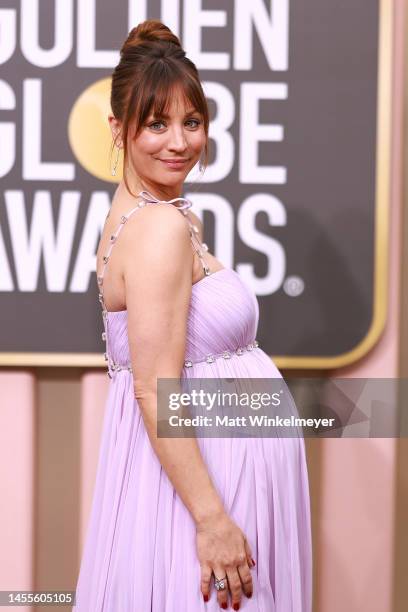 Kaley Cuoco attends the 80th Annual Golden Globe Awards at The Beverly Hilton on January 10, 2023 in Beverly Hills, California.