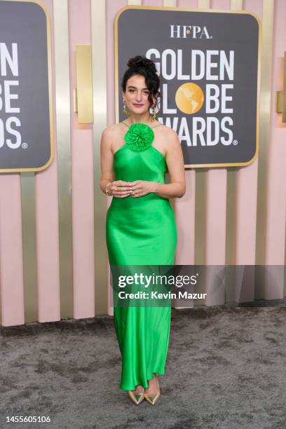 Jenny Slate attends the 80th Annual Golden Globe Awards at The Beverly Hilton on January 10, 2023 in Beverly Hills, California.