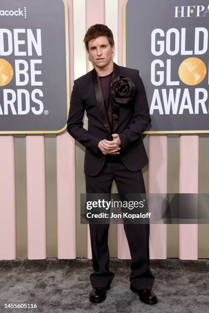 Eddie Redmayne attends the 80th Annual Golden Globe Awards at The Beverly Hilton on January 10, 2023 in Beverly Hills, California.