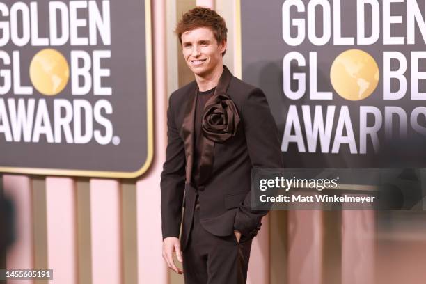 Eddie Redmayne attends the 80th Annual Golden Globe Awards at The Beverly Hilton on January 10, 2023 in Beverly Hills, California.