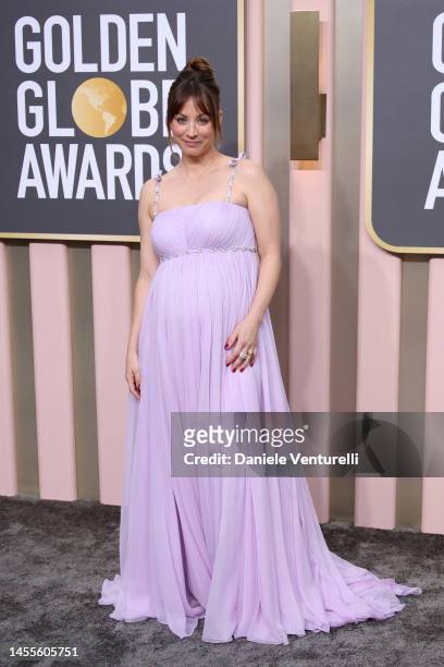 Kaley Cuoco attends the 80th Annual Golden Globe Awards at The Beverly Hilton on January 10, 2023 in Beverly Hills, California.