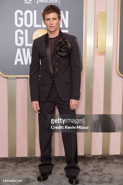 Eddie Redmayne attends the 80th Annual Golden Globe Awards at The Beverly Hilton on January 10, 2023 in Beverly Hills, California.