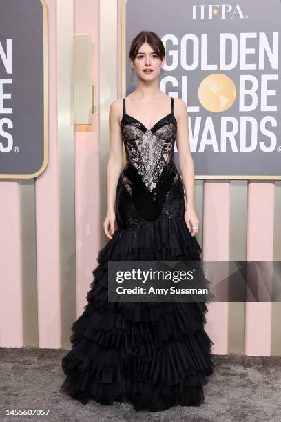 Daisy Edgar-Jones attends the 80th Annual Golden Globe Awards at The Beverly Hilton on January 10, 2023 in Beverly Hills, California.