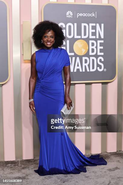 Viola Davis attends the 80th Annual Golden Globe Awards at The Beverly Hilton on January 10, 2023 in Beverly Hills, California.