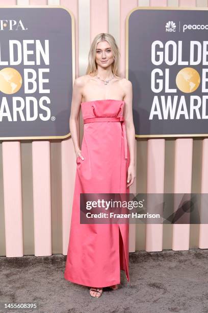 Elizabeth Debicki attends the 80th Annual Golden Globe Awards at The Beverly Hilton on January 10, 2023 in Beverly Hills, California.