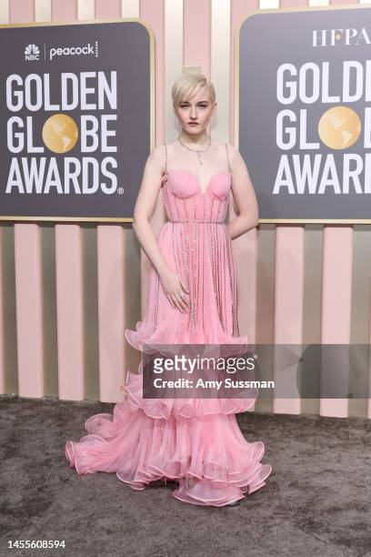 Julia Garner attends the 80th Annual Golden Globe Awards at The Beverly Hilton on January 10, 2023 in Beverly Hills, California.