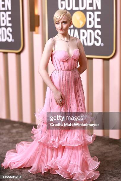 Julia Garner attends the 80th Annual Golden Globe Awards at The Beverly Hilton on January 10, 2023 in Beverly Hills, California.