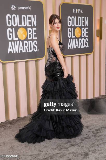Daisy Edgar-Jones attends the 80th Annual Golden Globe Awards at The Beverly Hilton on January 10, 2023 in Beverly Hills, California.