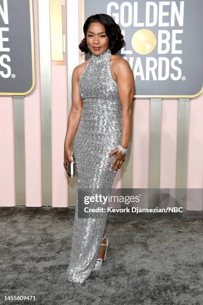 80th Annual GOLDEN GLOBE AWARDS -- Pictured: Angela Bassett arrives to the 80th Annual Golden Globe Awards held at the Beverly Hilton Hotel on...