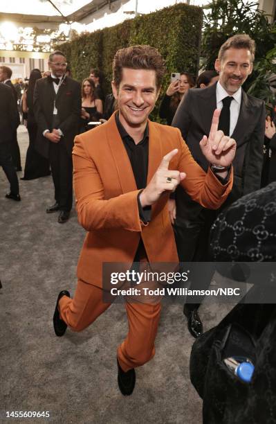 80th Annual GOLDEN GLOBE AWARDS -- Pictured: Andrew Garfield arrives at the 80th Annual Golden Globe Awards held at the Beverly Hilton Hotel on...