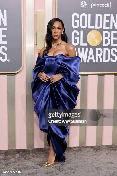 Michaela Jaé Rodriguez attends the 80th Annual Golden Globe Awards at The Beverly Hilton on January 10, 2023 in Beverly Hills, California.