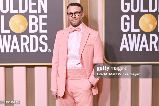 Seth Rogen attends the 80th Annual Golden Globe Awards at The Beverly Hilton on January 10, 2023 in Beverly Hills, California.