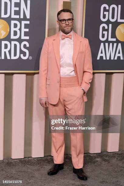 Seth Rogen attends the 80th Annual Golden Globe Awards at The Beverly Hilton on January 10, 2023 in Beverly Hills, California.