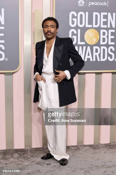 Donald Glover attends the 80th Annual Golden Globe Awards at The Beverly Hilton on January 10, 2023 in Beverly Hills, California.