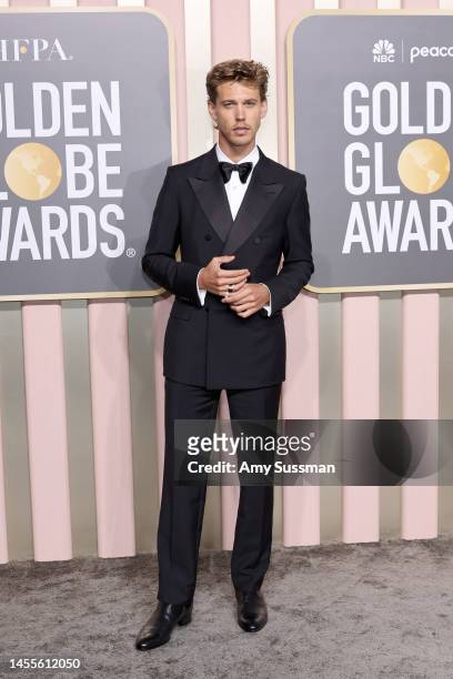 Austin Butler attends the 80th Annual Golden Globe Awards at The Beverly Hilton on January 10, 2023 in Beverly Hills, California.