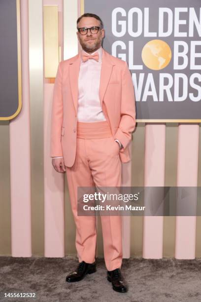 Seth Rogen attends the 80th Annual Golden Globe Awards at The Beverly Hilton on January 10, 2023 in Beverly Hills, California.