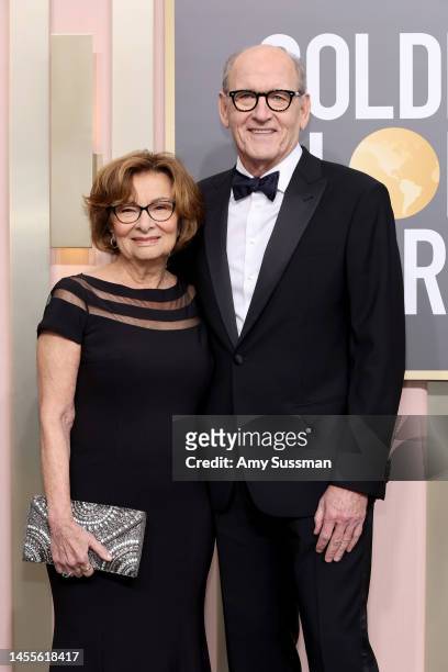 Sharon R. Friedrick and Richard Jenkins attend the 80th Annual Golden Globe Awards at The Beverly Hilton on January 10, 2023 in Beverly Hills,...