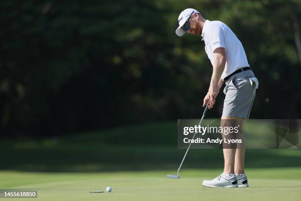 Anders Albertson during practice prior to the Sony Open in Hawaii at Waialae Country Club on January 10, 2023 in Honolulu, Hawaii.