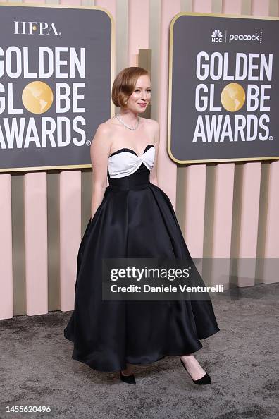 Hannah Einbinder attends the 80th Annual Golden Globe Awards at The