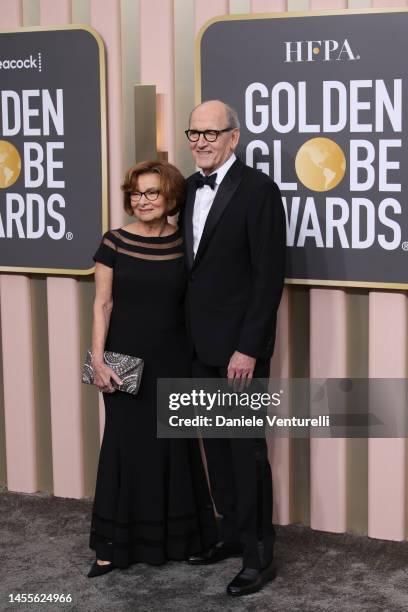 Sharon R. Friedrick and Richard Jenkins attend the 80th Annual Golden Globe Awards at The Beverly Hilton on January 10, 2023 in Beverly Hills,...