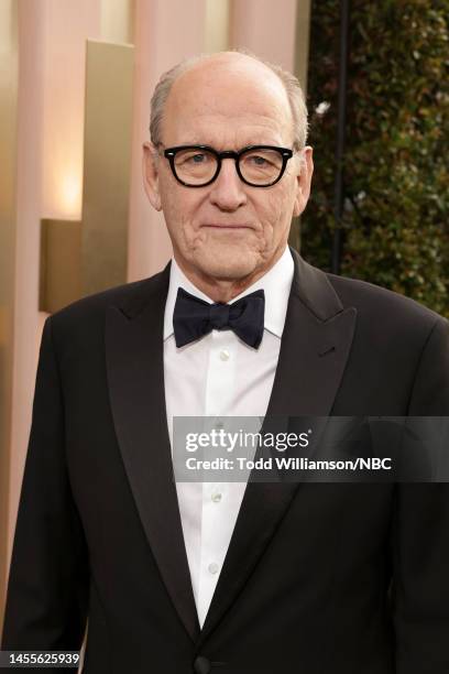 80th Annual GOLDEN GLOBE AWARDS -- Pictured: Richard Jenkins arrives at the 80th Annual Golden Globe Awards held at the Beverly Hilton Hotel on...