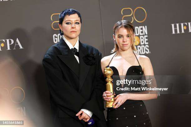 80th Annual Golden Globe Awards - Press Room, News Photo