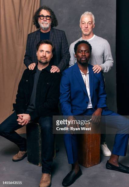 John Griffin, Jack Bender, Harold Perrineau and Jeff Pinkner of Epix's 'From' pose for a portrait during the 2023 Winter Television Critics...