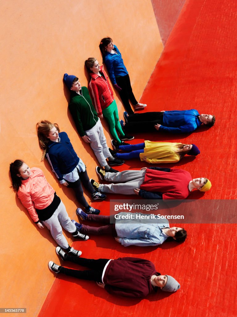 Young And Colorful People High-Res Stock Photo - Getty Images