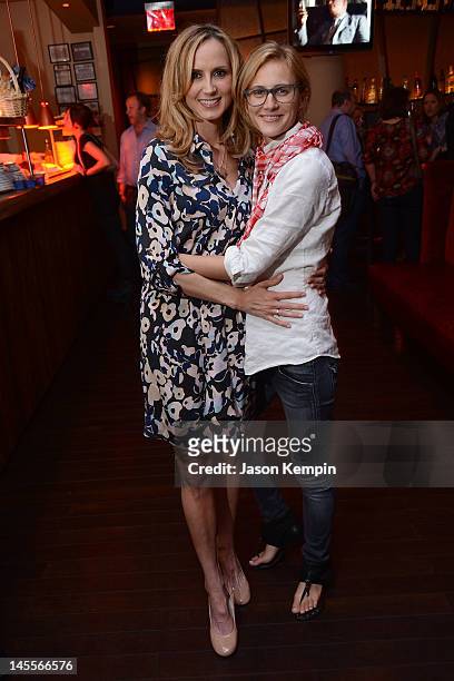 Chely Wright and Lauren Blitzer attend the "Chely Wright: Wish Me Away" New York After Party at Zio Restaurant on June 1, 2012 in New York City.