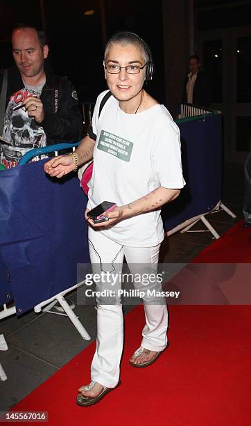 Sinead O'Connor attends the 50th Anniversary Of 'The Late Late Show' on June 1, 2012 in Dublin, Ireland.