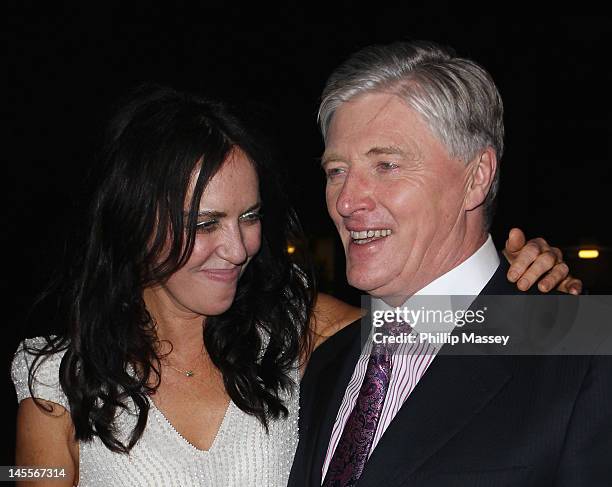 Morah Ryan and Pat Kenny attend the 50th Anniversary Of 'The Late Late Show' on June 1, 2012 in Dublin, Ireland.