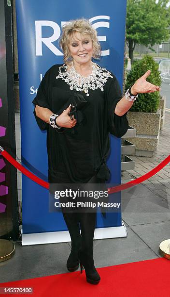 Adele King aka Twink attends the 50th Anniversary Of 'The Late Late Show' on June 1, 2012 in Dublin, Ireland.